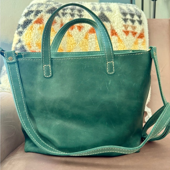 Portland Leather Goods Crossbody in “Surf” - Picture 2 of 6